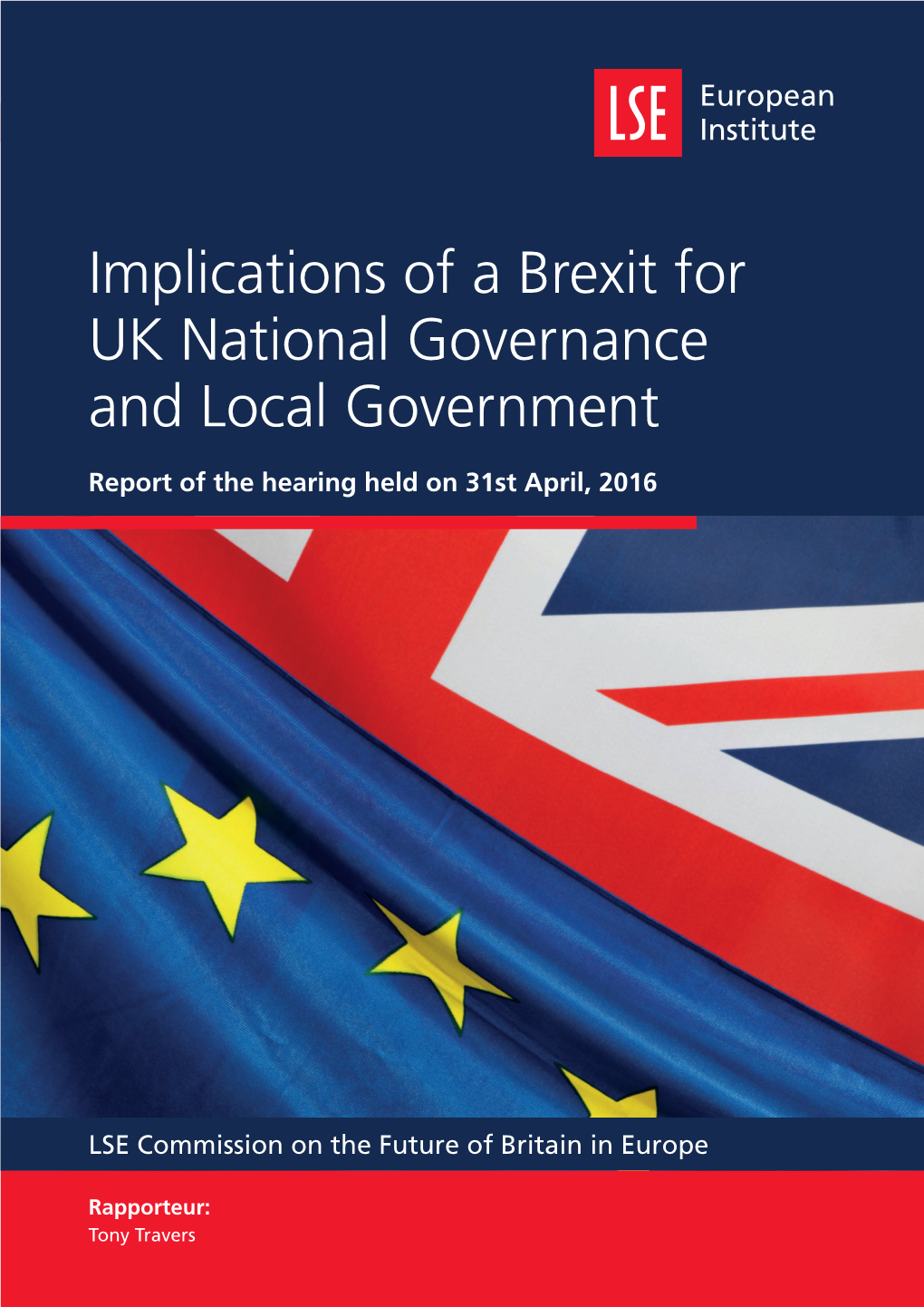 Implications of a Brexit for UK National Governance & Local