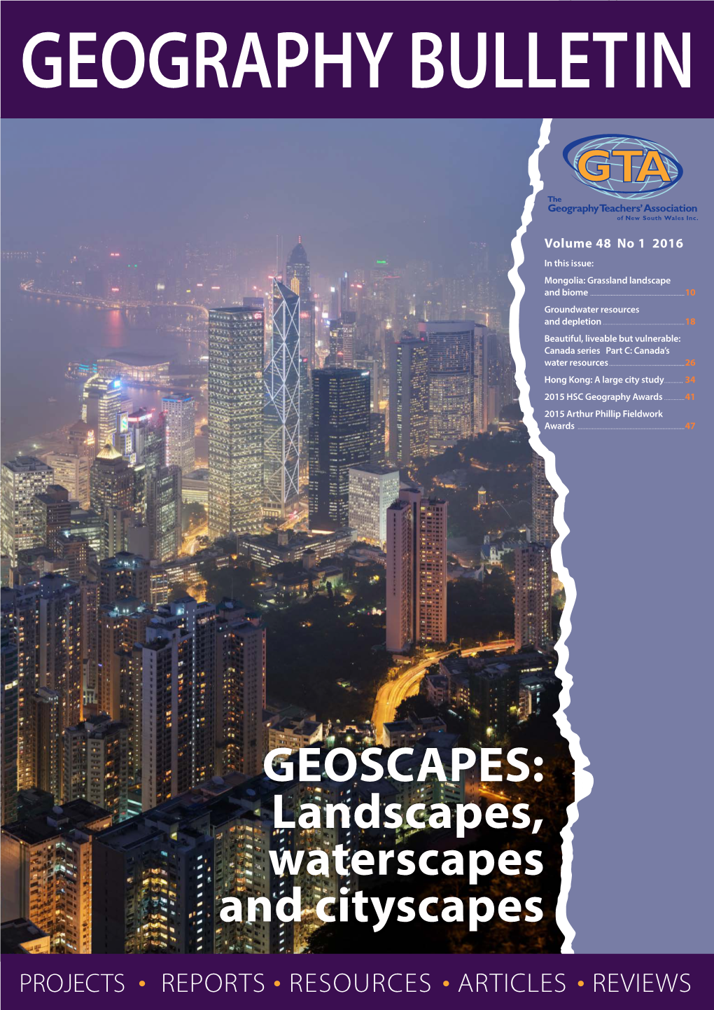 GEOSCAPES: Landscapes, Waterscapes and Cityscapes