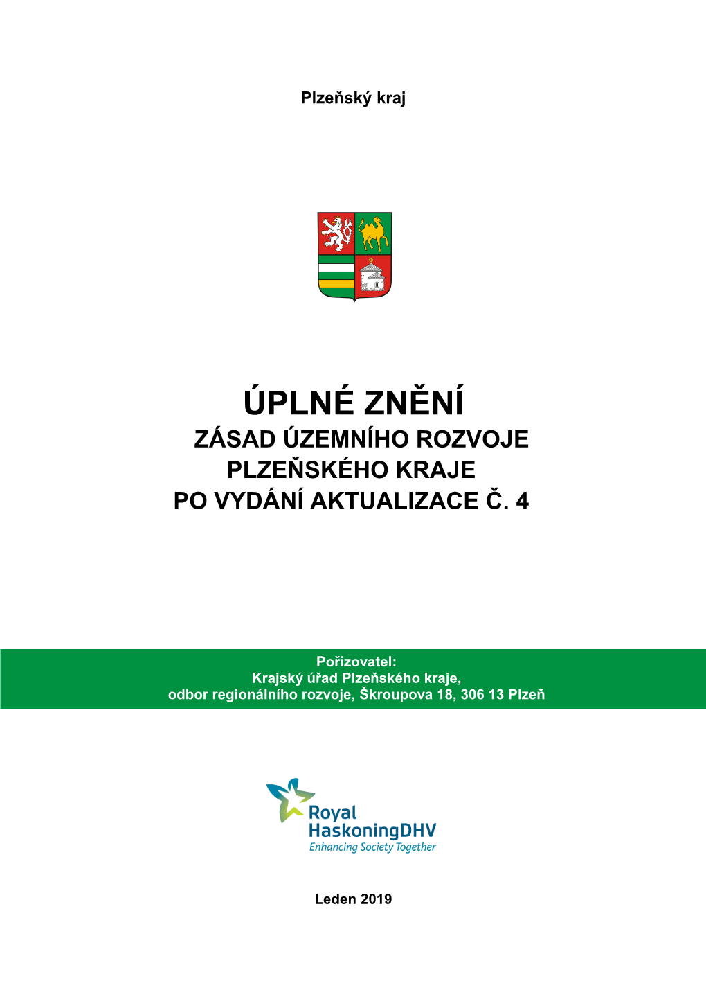Úplné Znění Zásad Územního Rozvoje Plzeňského Kraje Po Vydání Aktualizace Č