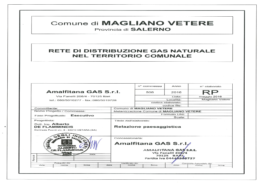 Comune Di Magliano Vetere (Sa)