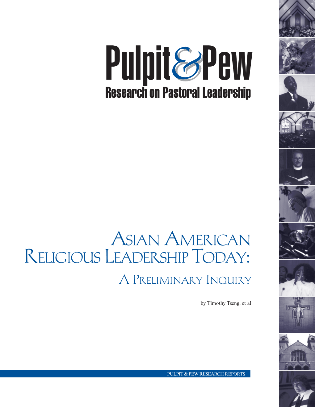 Asian American Religious Leadership Today