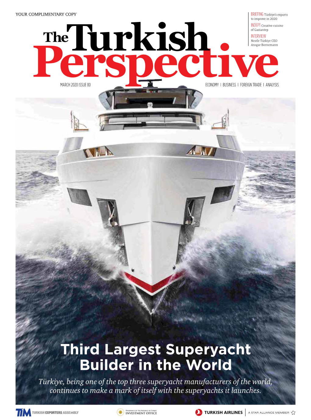 Third Largest Superyacht Builder in the World