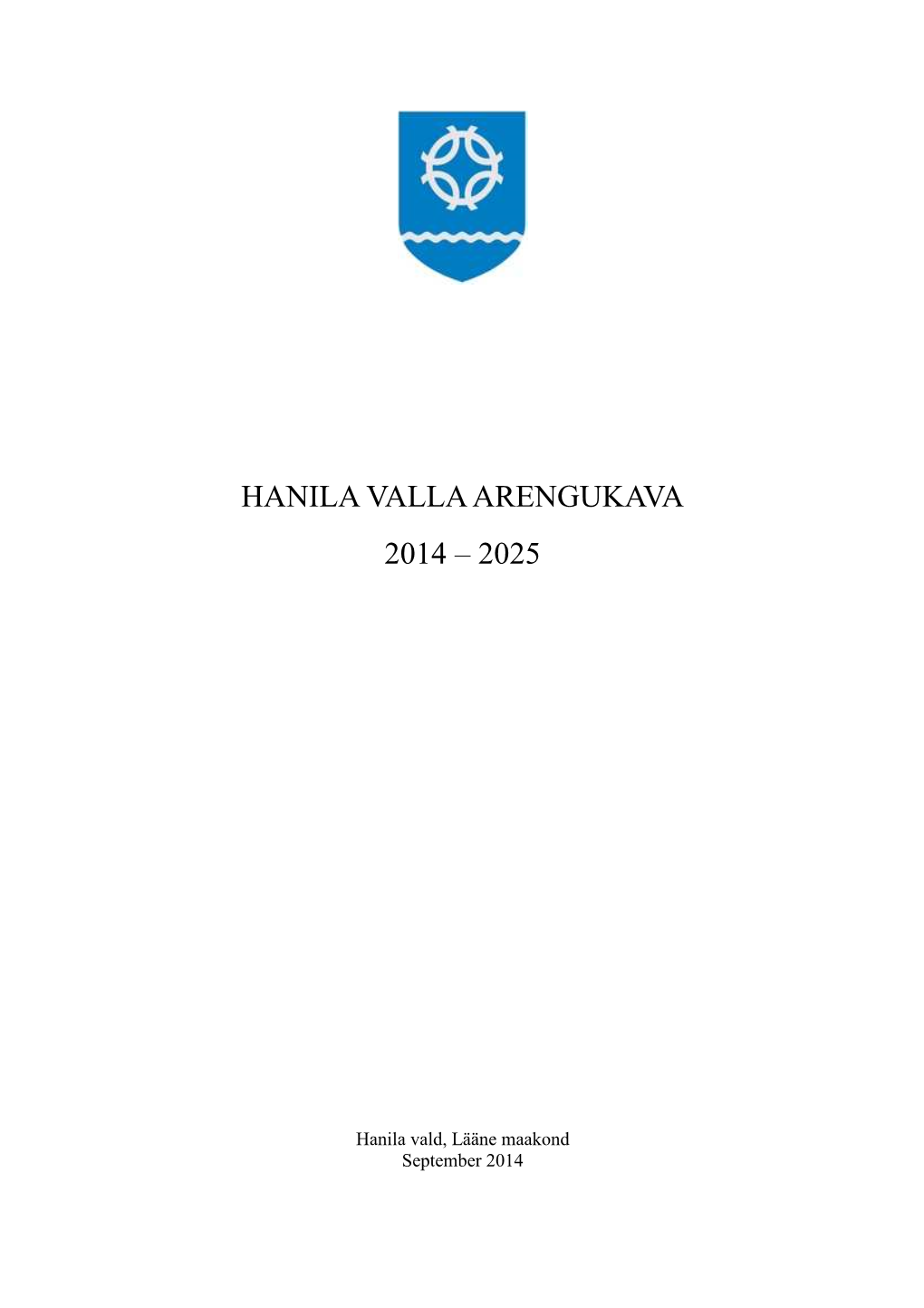 Hanila Valla Arengukava 2014-2025