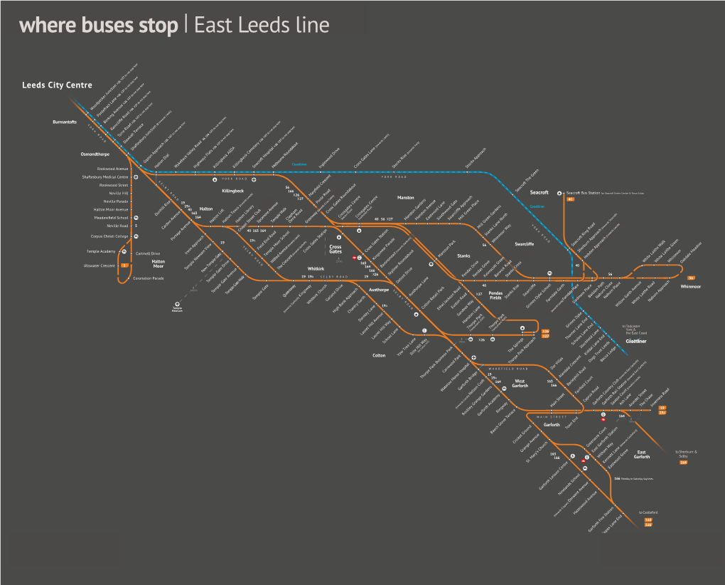 Where Buses Stop | East Leeds Line