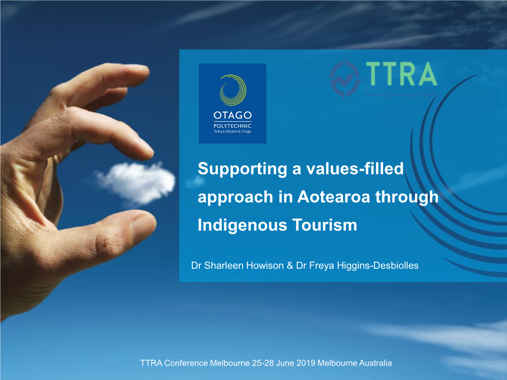 Indigenous Tourism in Aotearoa
