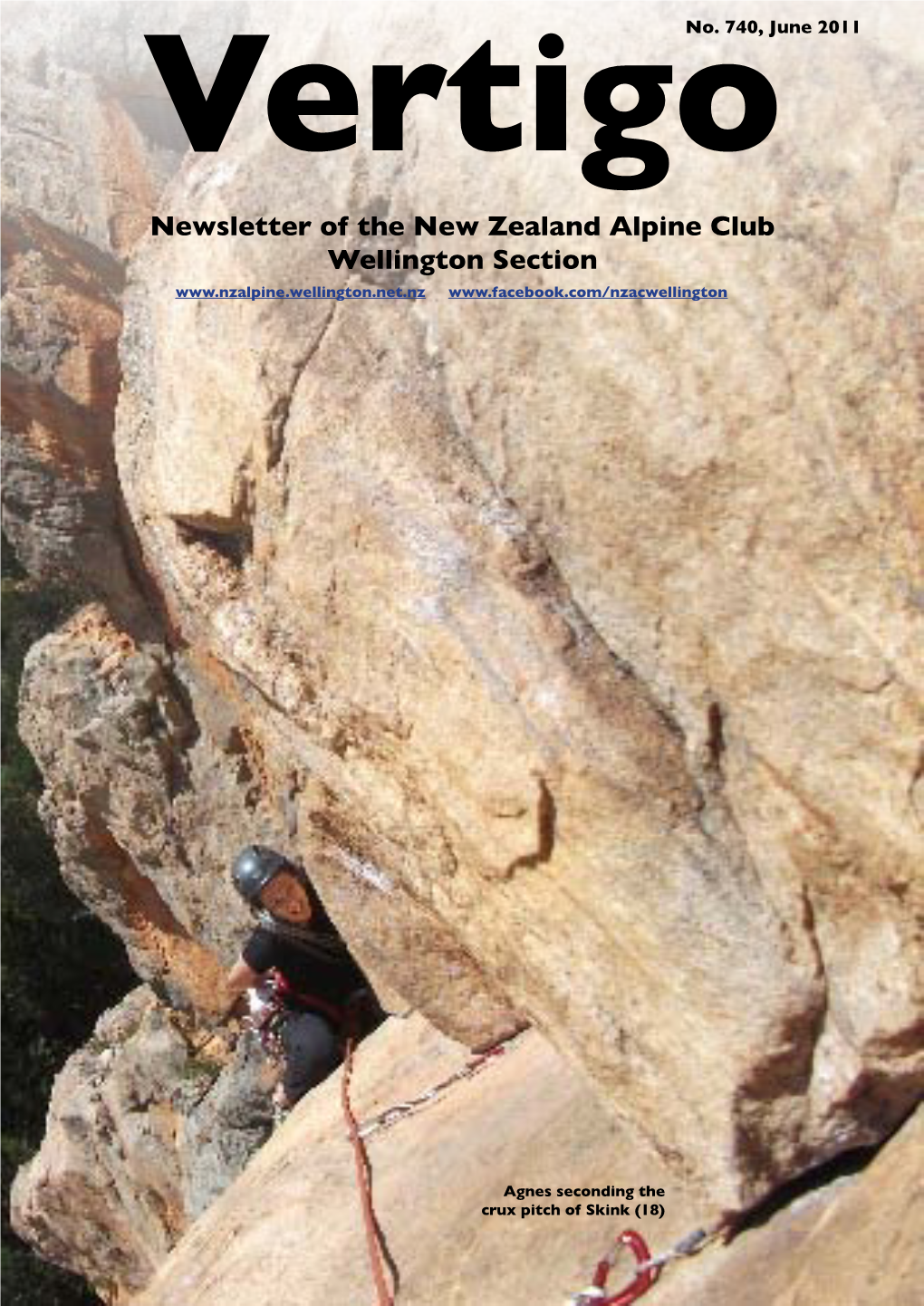 Newsletter of the New Zealand Alpine Club Wellington Section