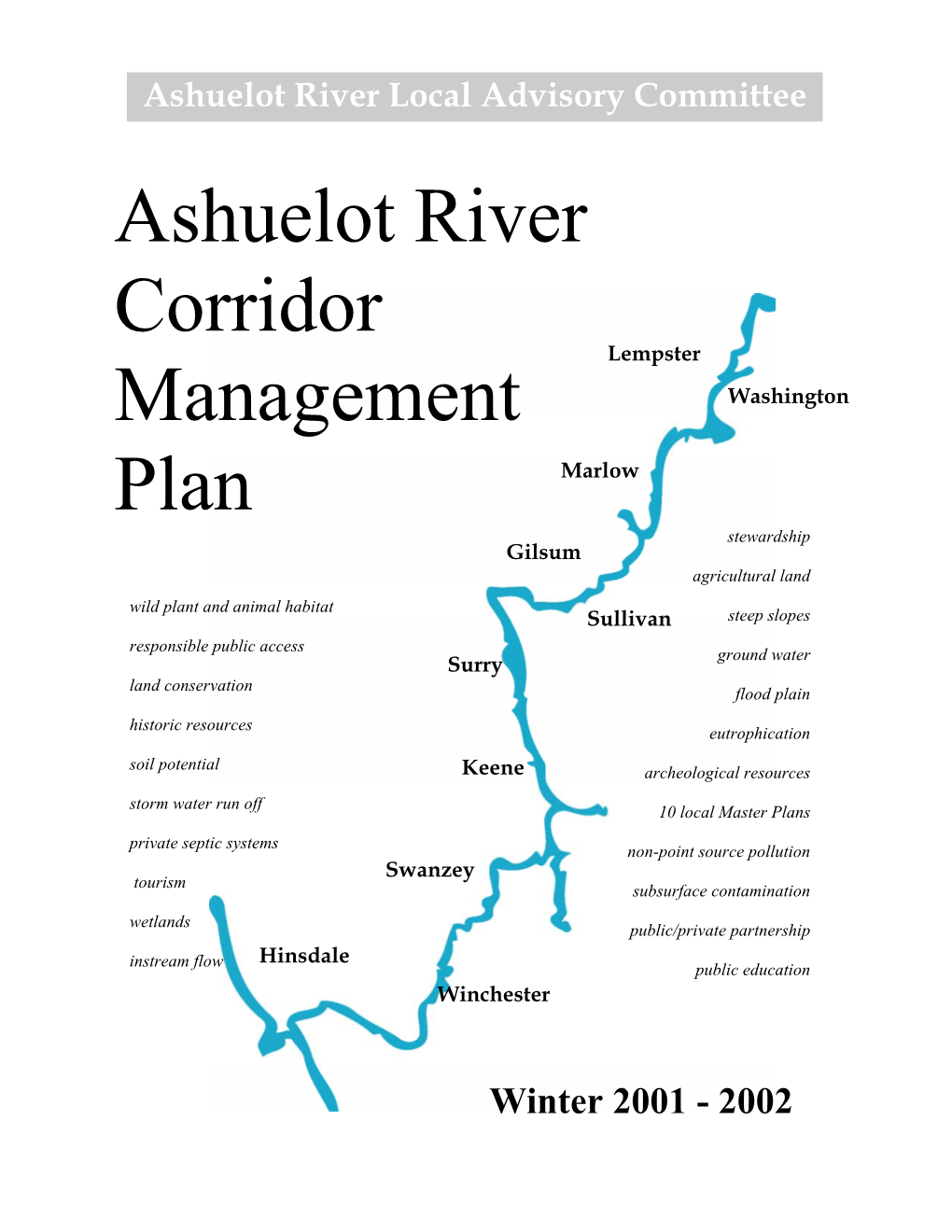 Ashuelot River Corridor Management Plan