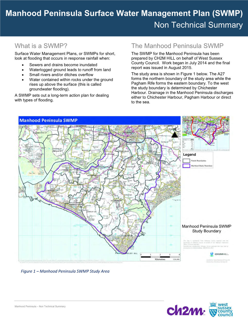 Manhood Peninsula Surface Water Management Plan (SWMP)