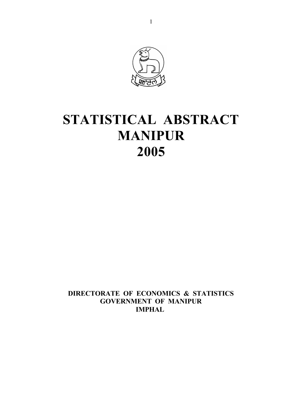 Statistical Abstract. 2005. Manipur.Pdf