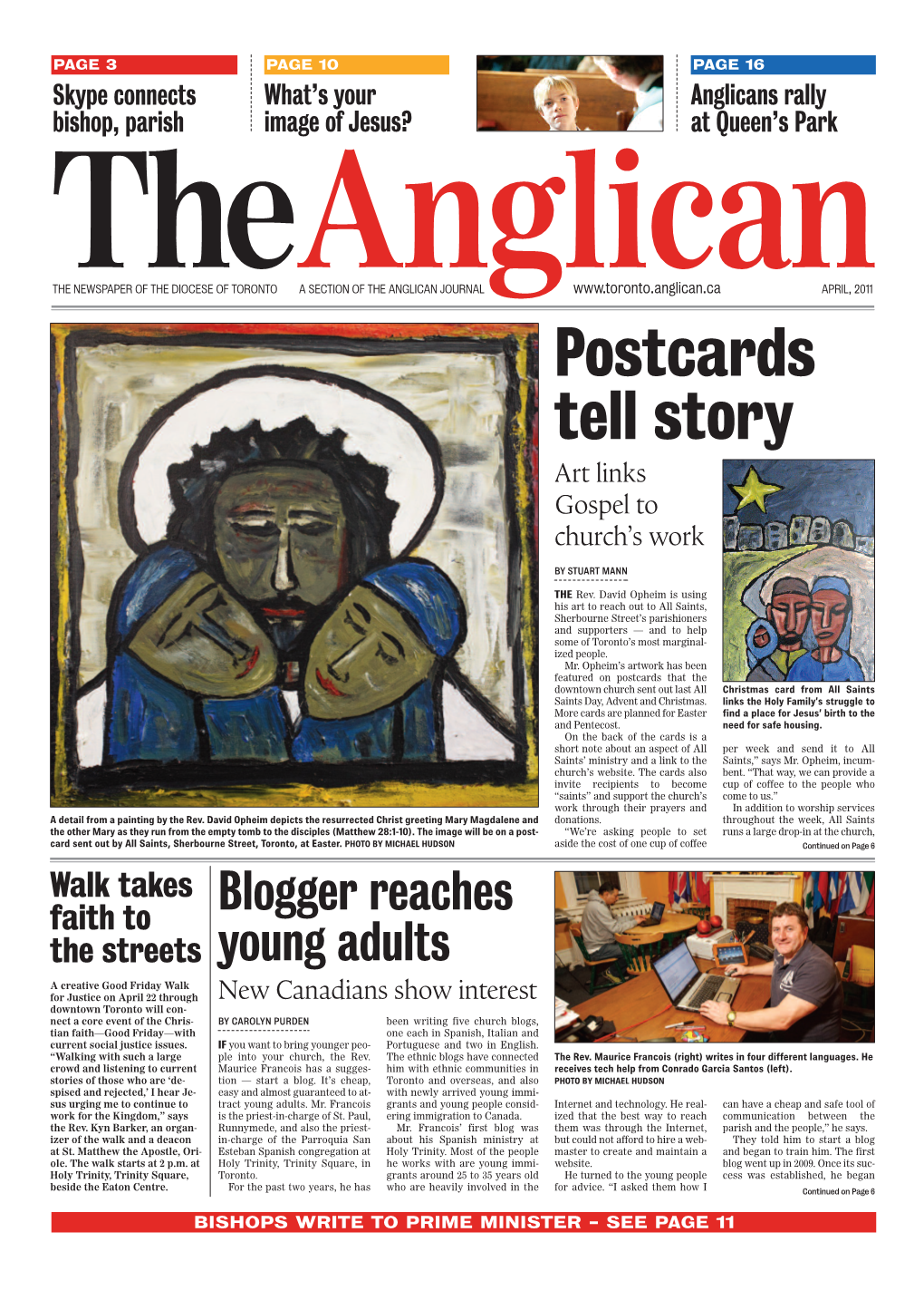 Postcards Tell Story Art Links Gospel to Church’S Work