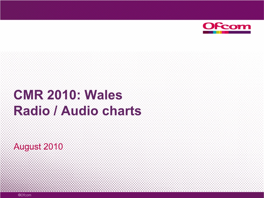 CMR WAL Radio Charts