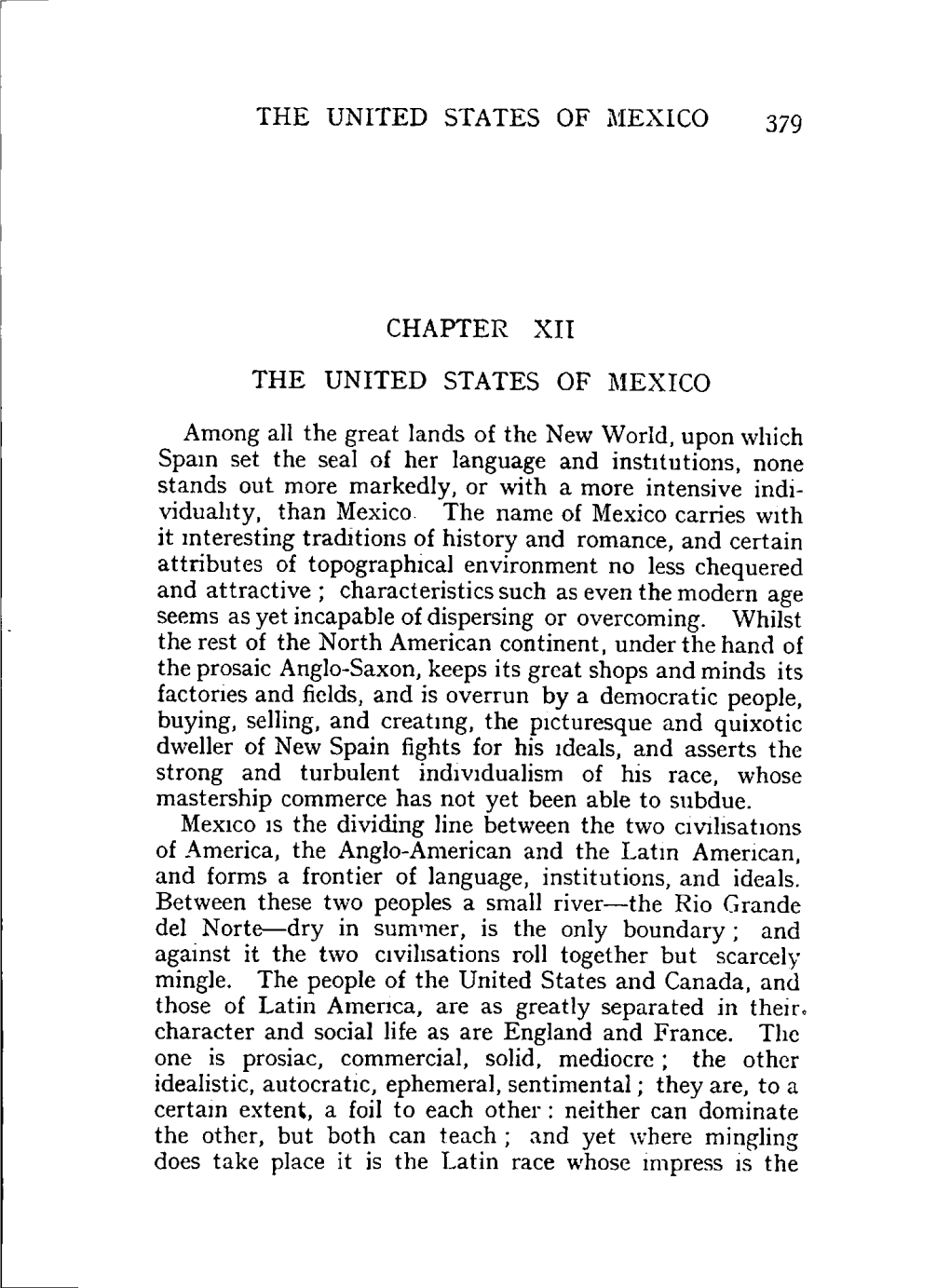 The United States of Mexico 379