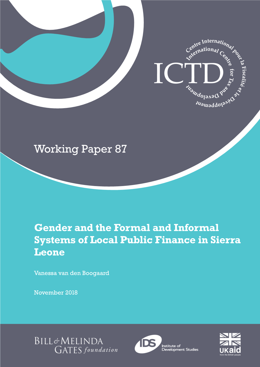 Gender and the Formal and Informal Systems of Local Public Finance in Sierra Leone
