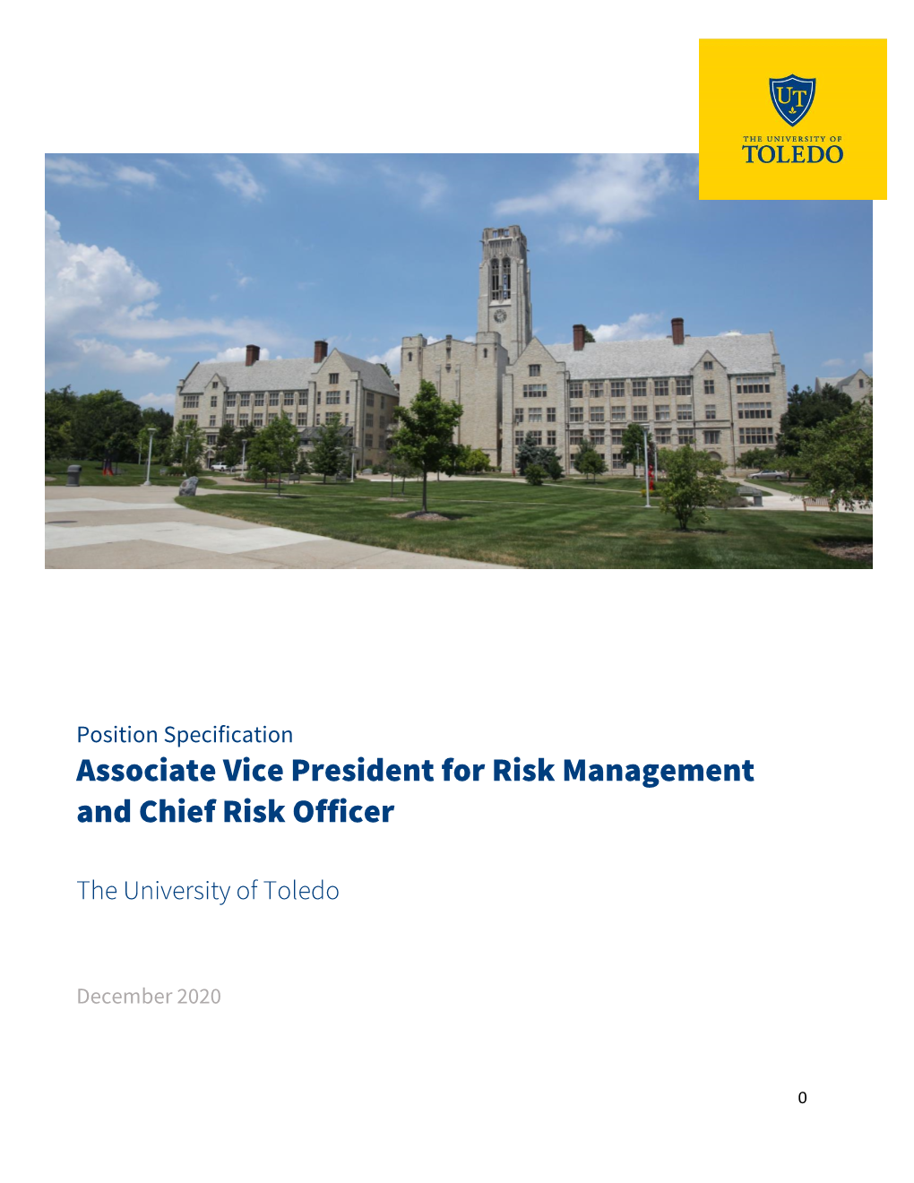 Associate Vice President for Risk Management and Chief Risk Officer