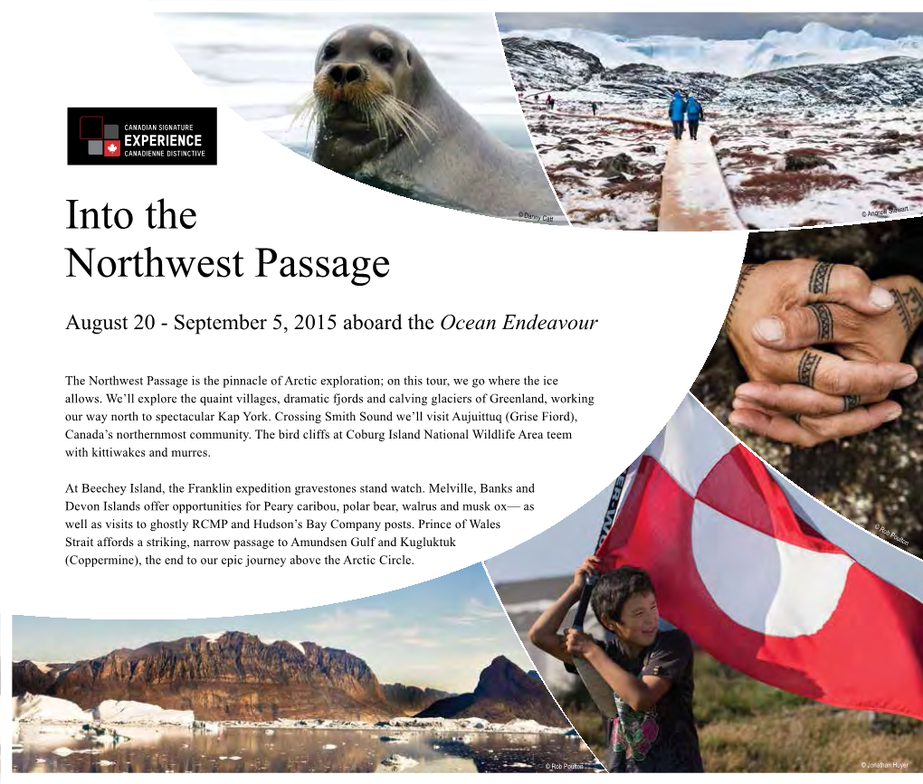 Into the Northwest Passage