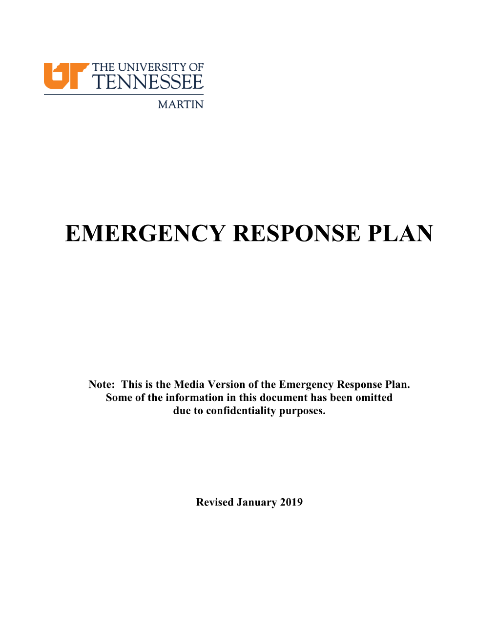 Emergency Response Plan