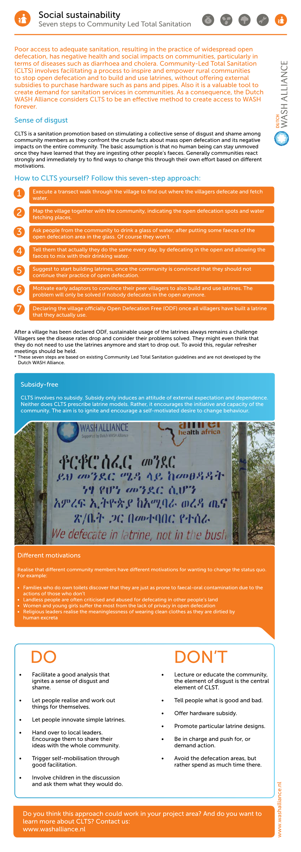 Seven Steps to Community Led Total Sanitation