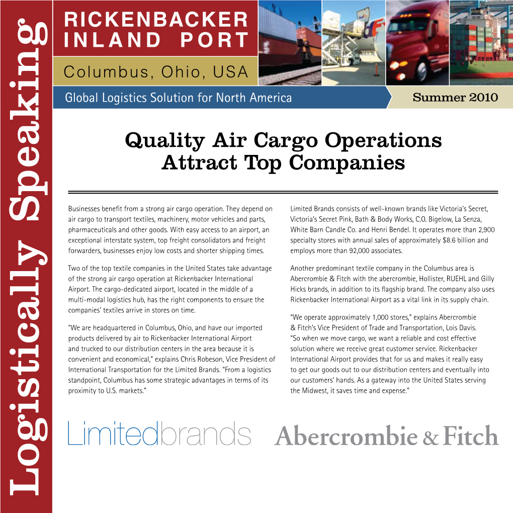 Quality Air Cargo Operations Attract Top Companies