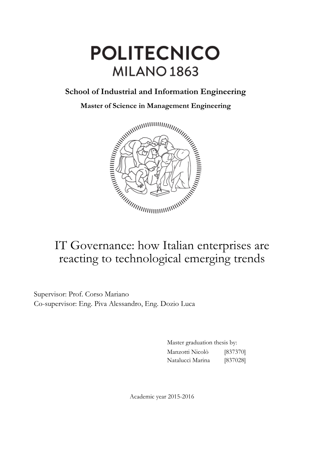 How Italian Enterprises Are Reacting to Technological Emerging Trends