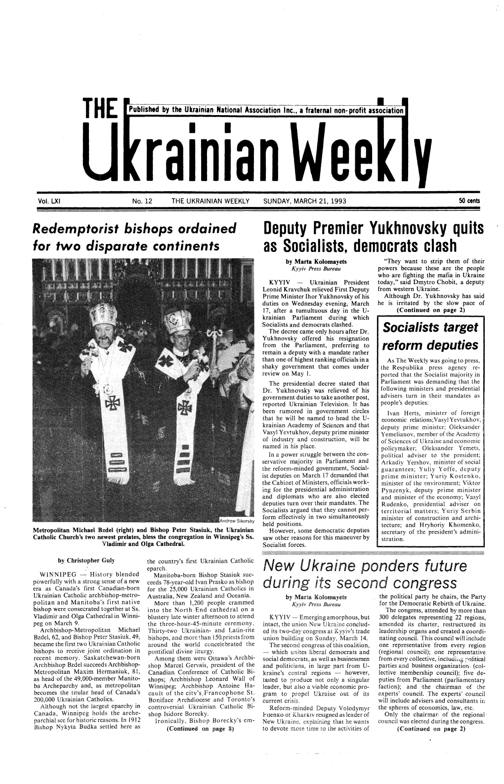 The Ukrainian Weekly 1993