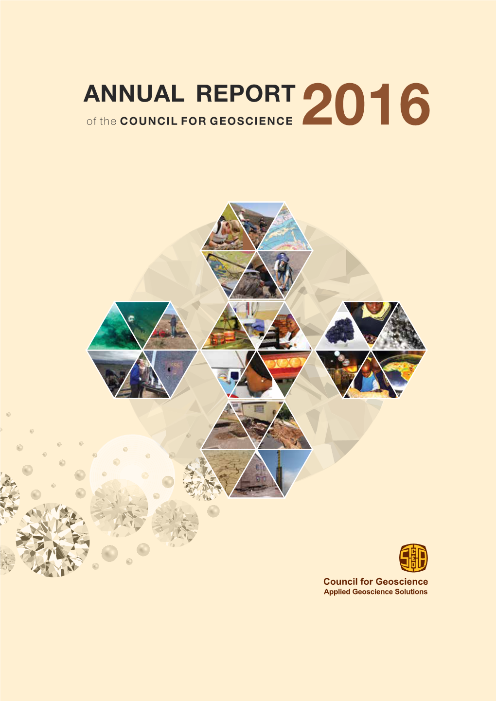 ANNUAL REPORT of the COUNCIL for GEOSCIENCE 2016