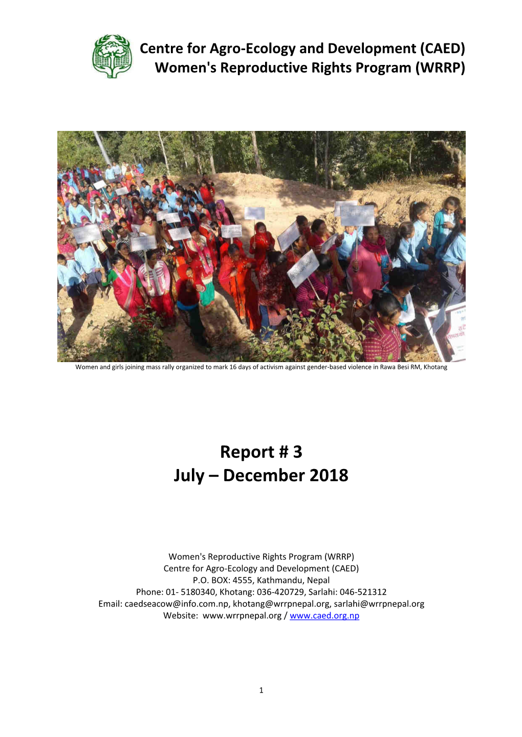 WRRP Annual Report 2019