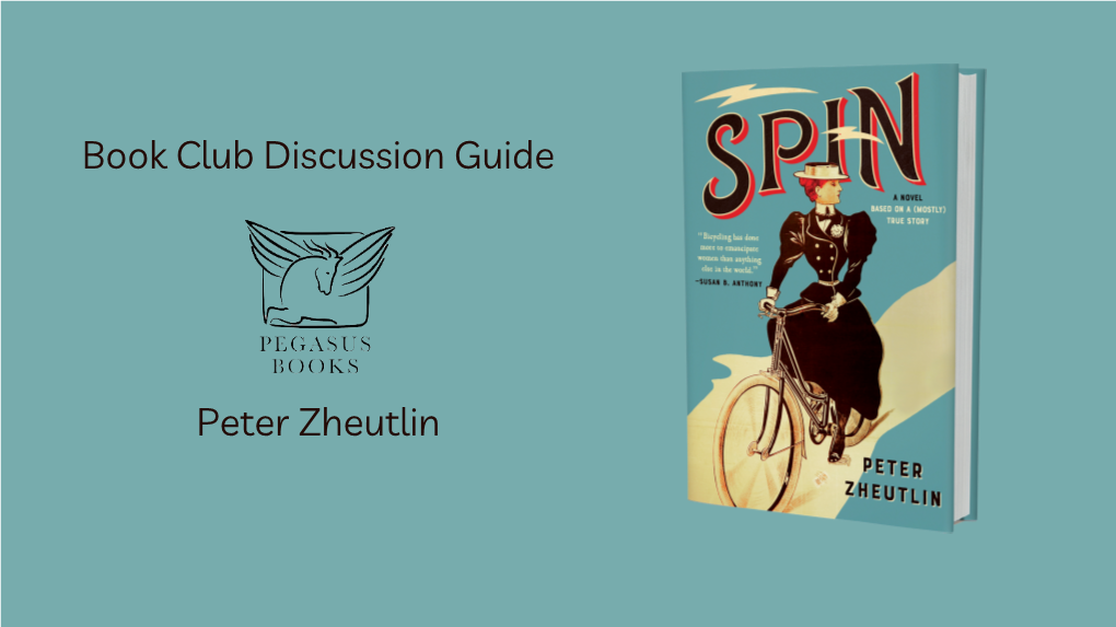 Book Club Discussion Guide Peter Zheutlin