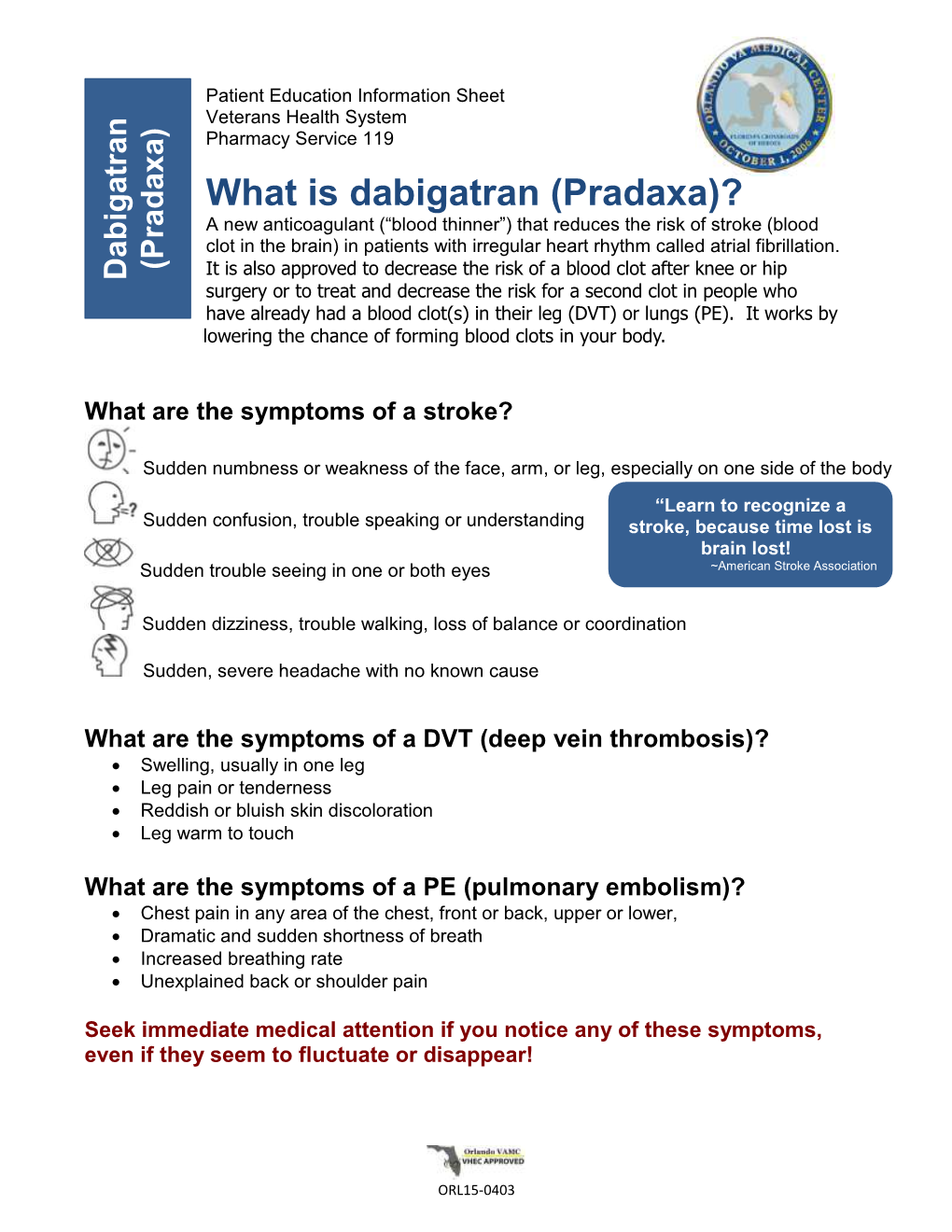 What Is Dabigatran (Pradaxa)?