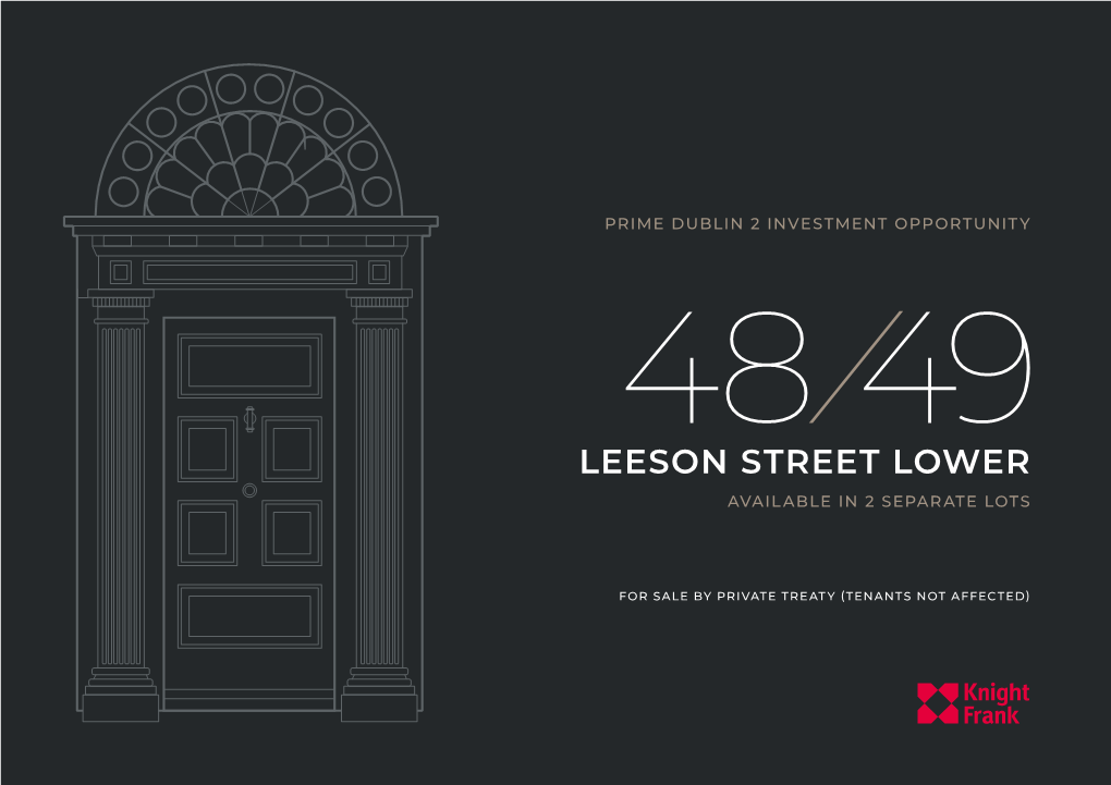 Leeson Street Lower Available in 2 Separate Lots