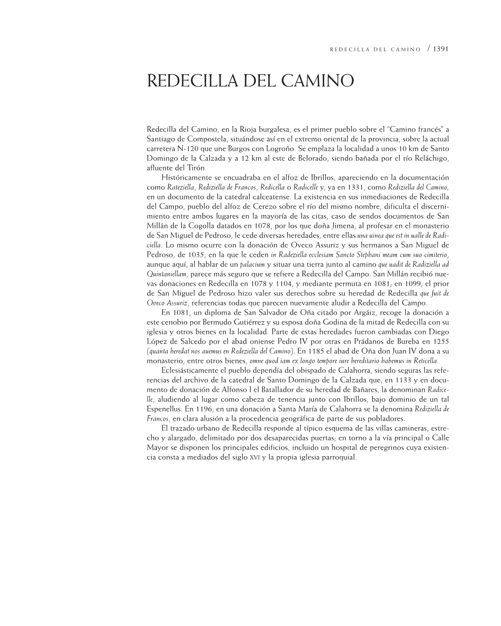 Redecilla Del Camino / 1391
