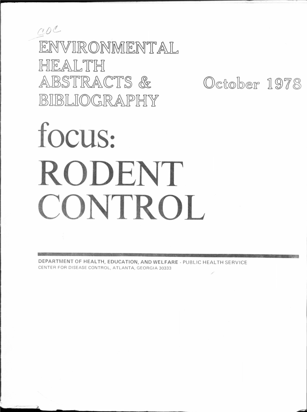 Focus: RODENT CONTROL