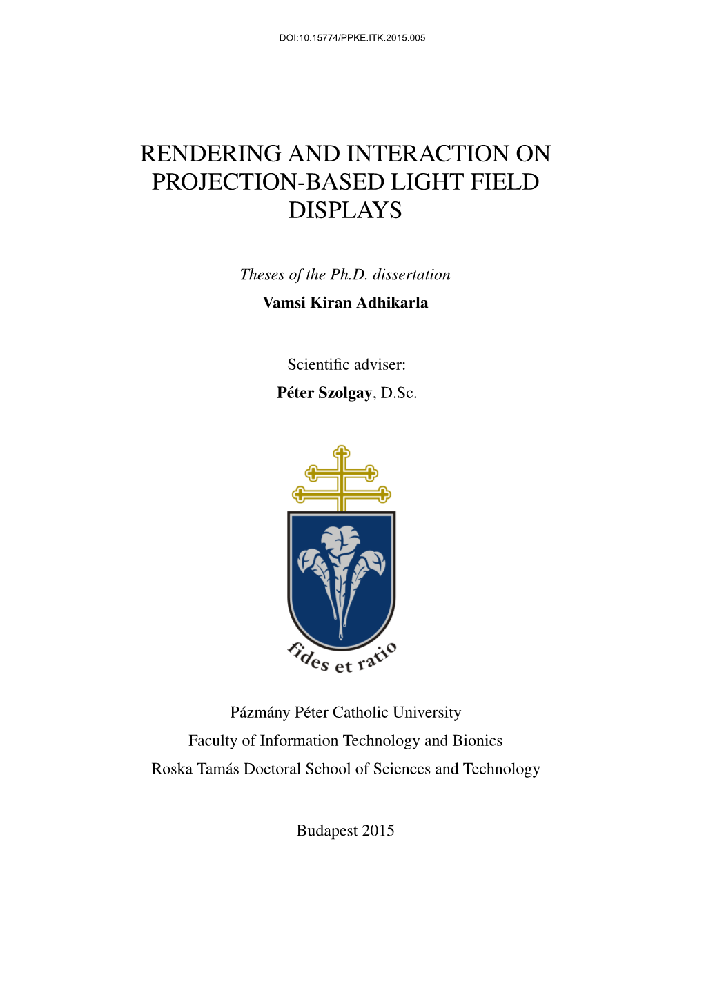 Rendering and Interaction on Projection-Based Light Field Displays