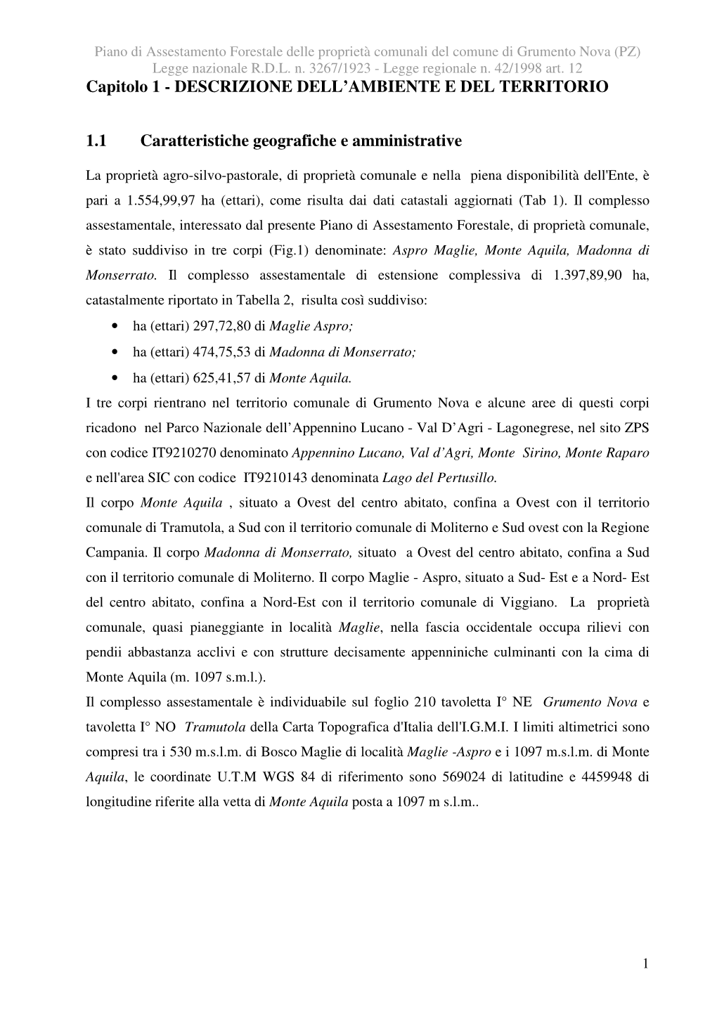 Relazione GRUMENTO 06 Marzo 2014