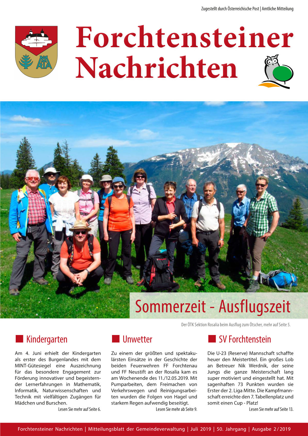 Forchtensteiner Nachrichten Forchtensteiner Nachrichten