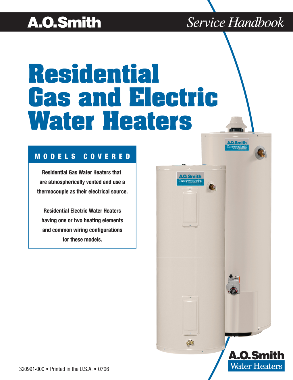 Residential Gas and Electric Water Heater