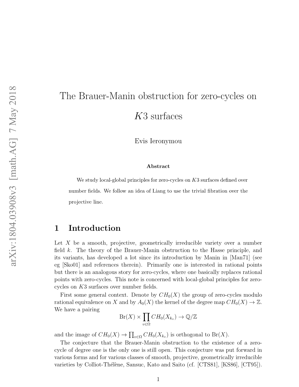 The Brauer-Manin Obstruction for Zero-Cycles on K3 Surfaces