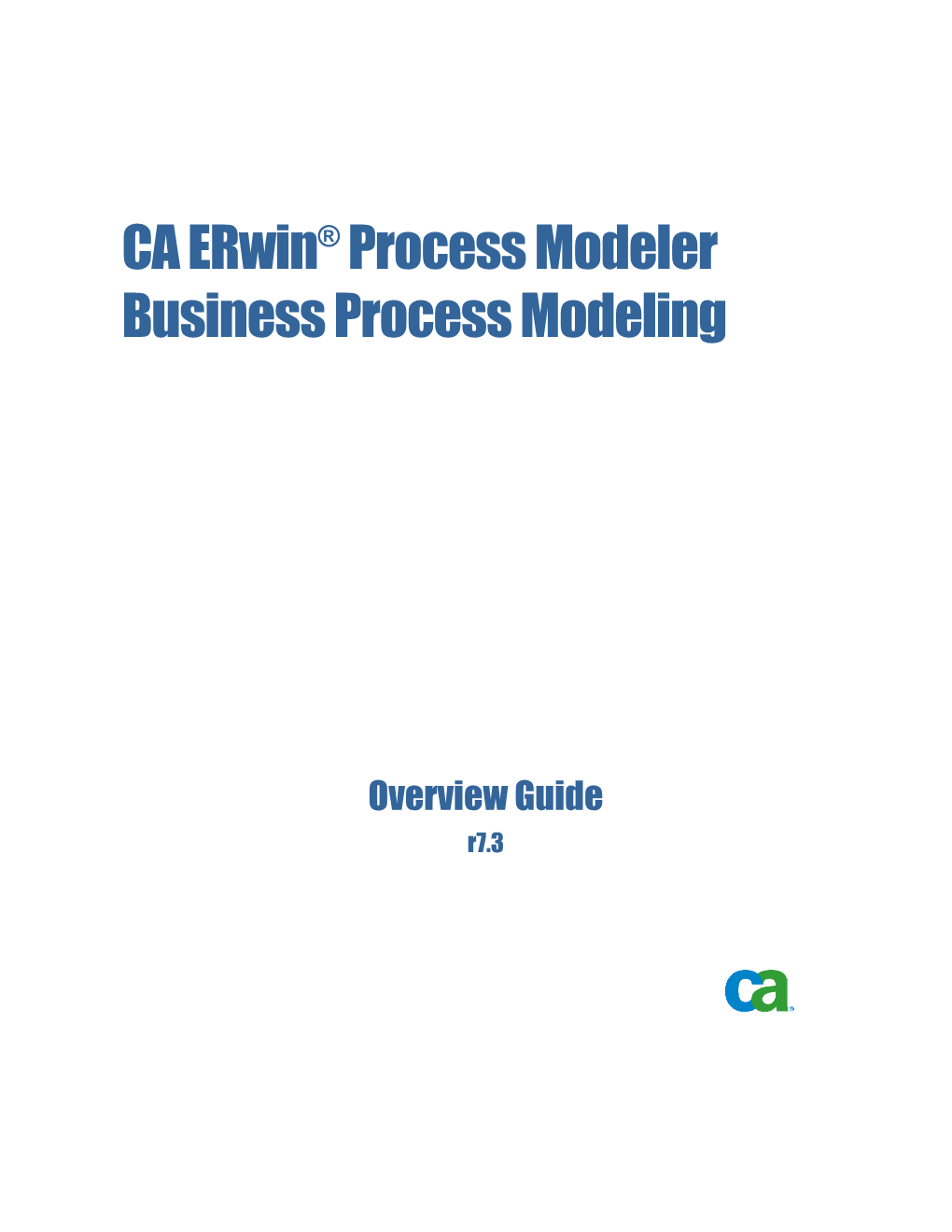 Business Process Modeling Overview Guide
