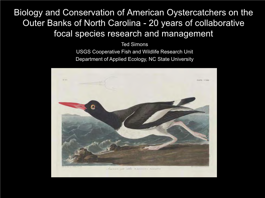 Biology and Conservation of American