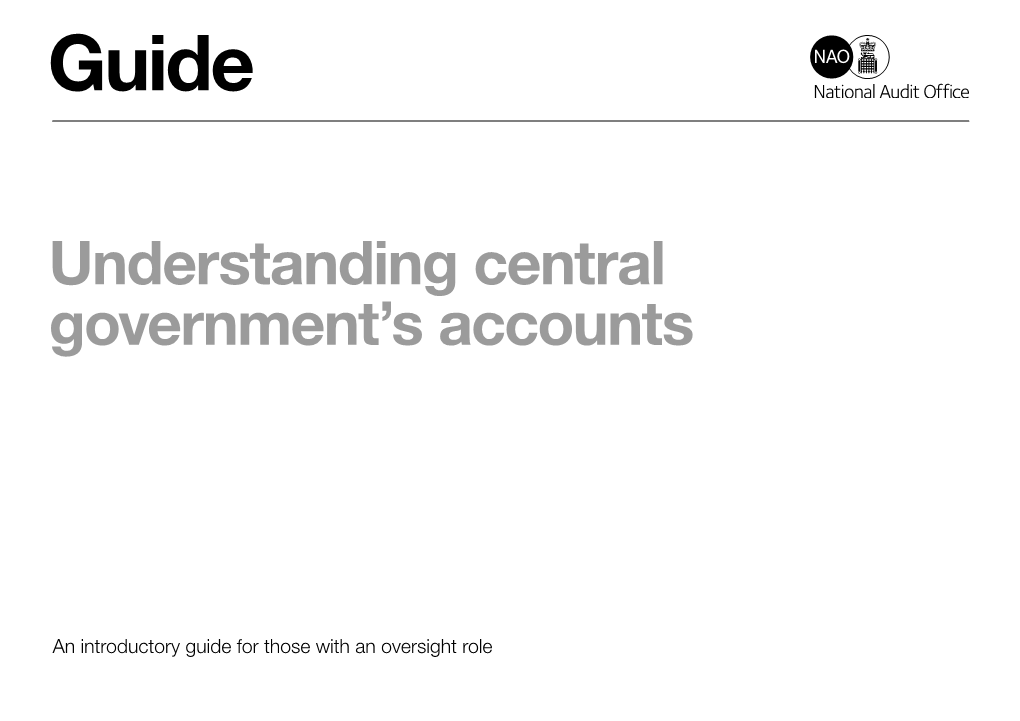 Guide to Understanding Central Government's Accounts
