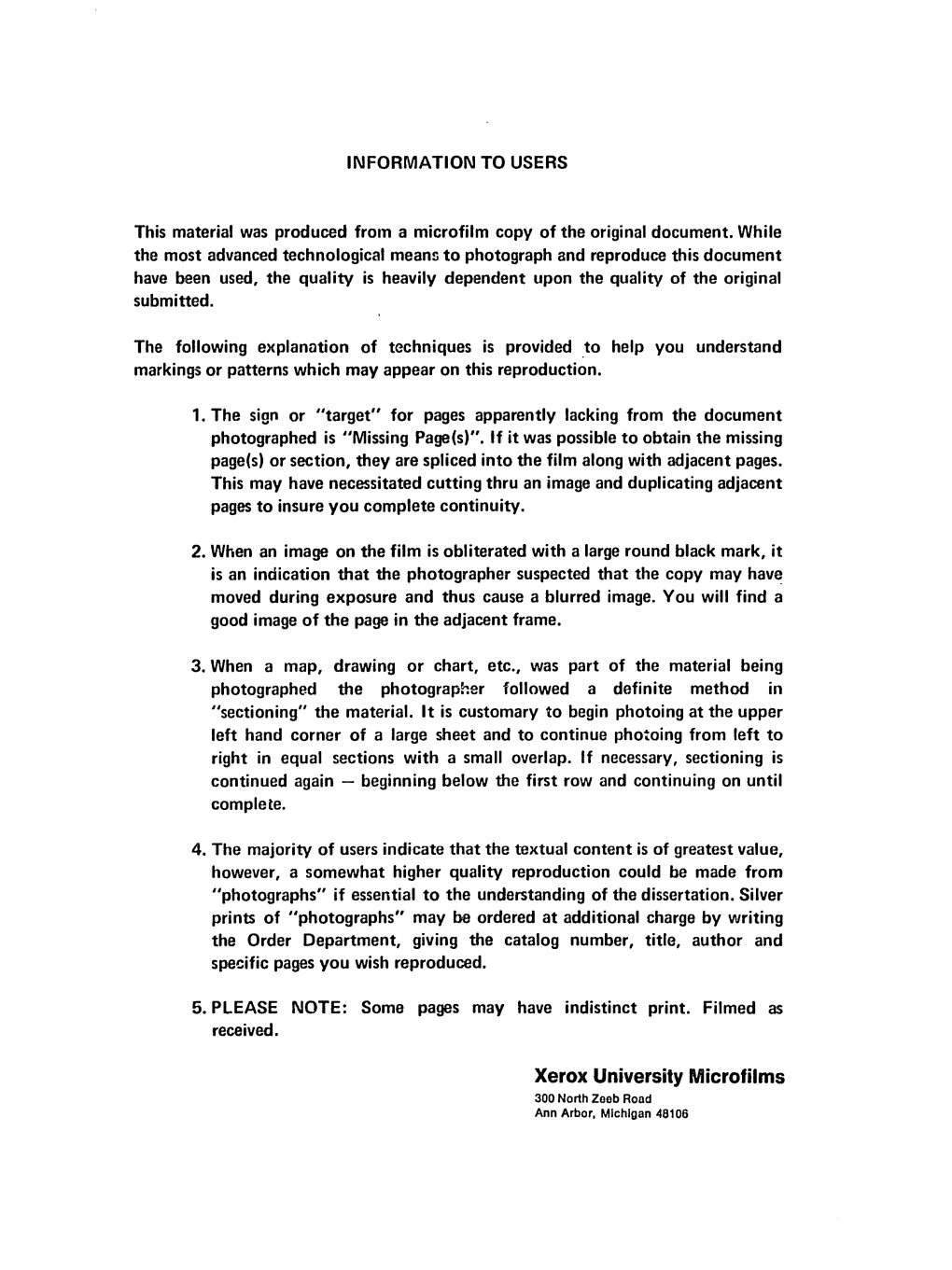 Xerox University Microfilms 300 North Zeeb Road Ann Arbor, Michigan 40106 I I I I 76-3531