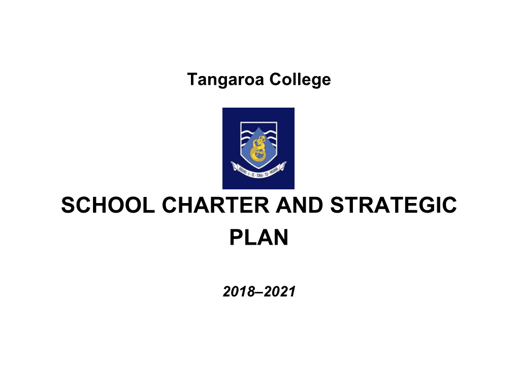 School Charter and Strategic Plan