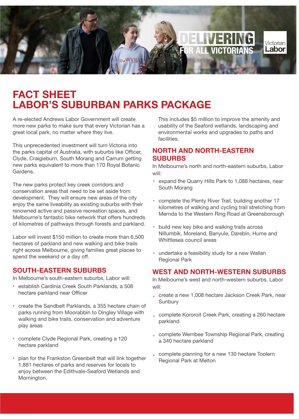 Suburban Parks Package