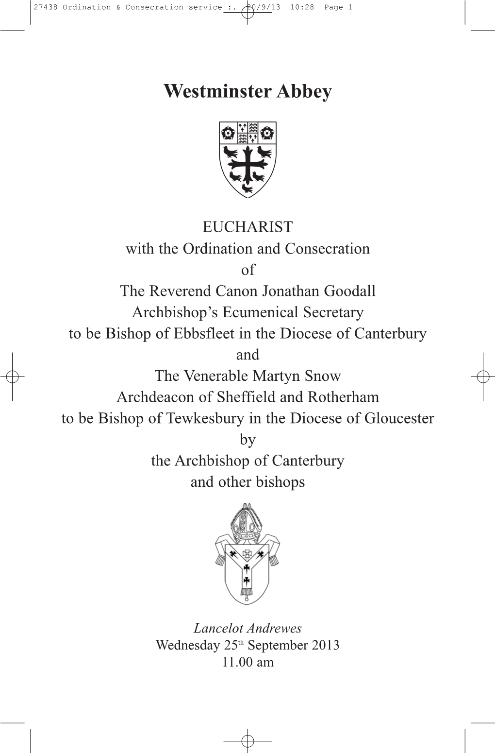 The Liturgy of Ordination