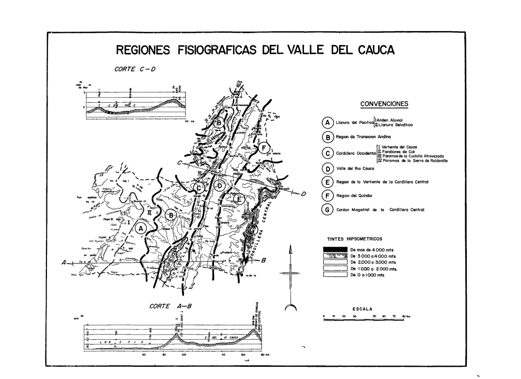 Regiones Fisiograficas Del Valle Del Cauca