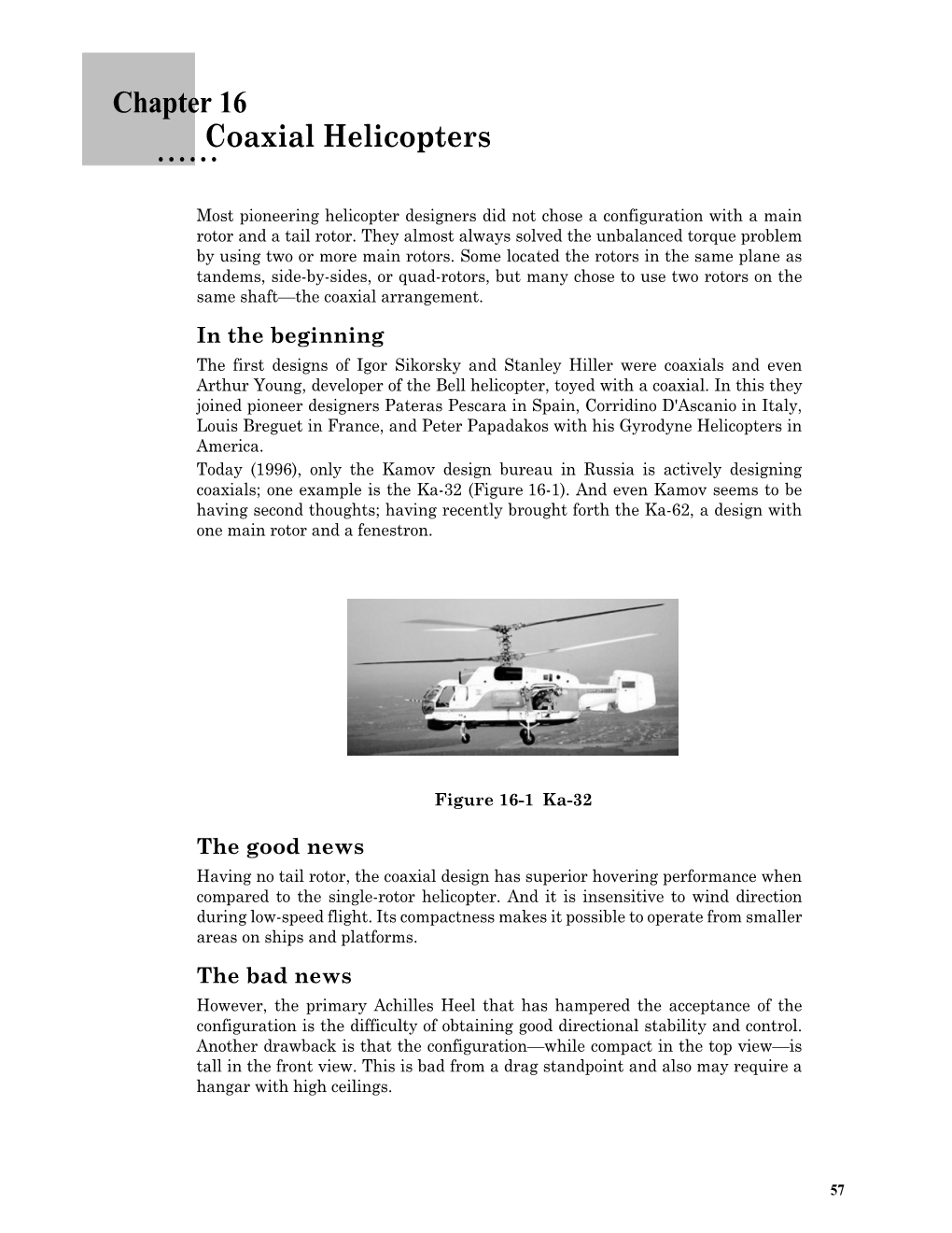 Chapter 16 Coaxial Helicopters • • • • • •