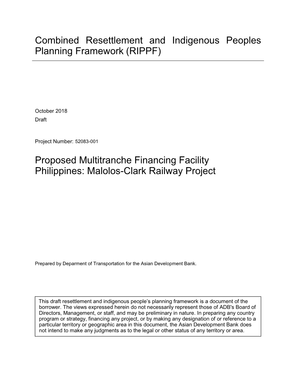 Malolos-Clark Railway Project