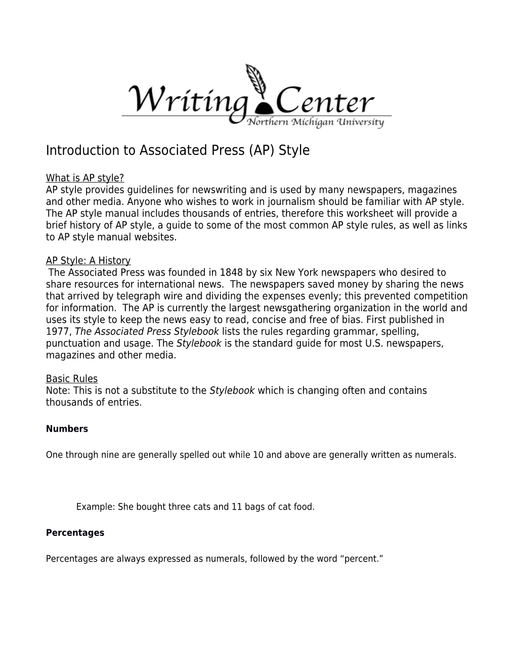 Introduction to Associated Press (AP) Style What Is AP Style?