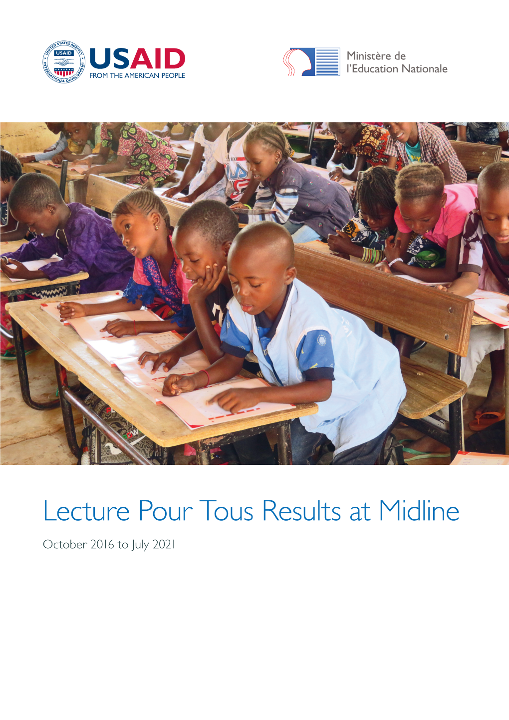 Lecture Pour Tous Early Grade Reading Assessment Midline Results