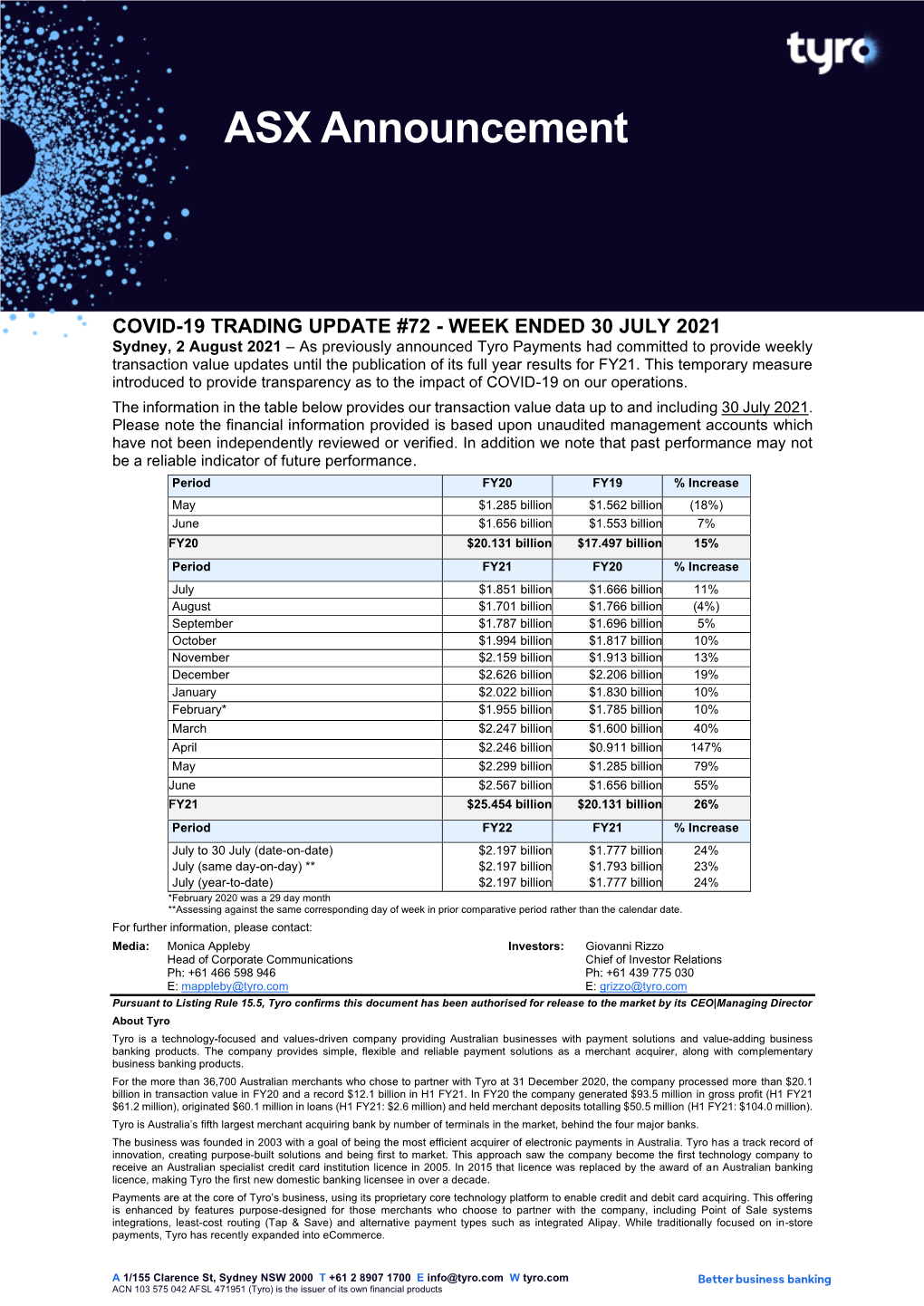 ASX Announcement