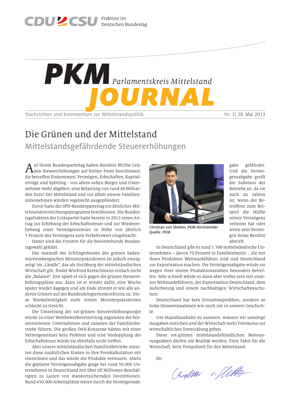 PKM-Vorbesprechung Zur Fraktionssitzung